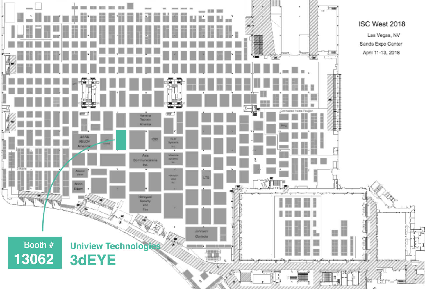 3dEYE Inc. will exhibit at the largest security trade show in North America - ISC WEST 2018 on April 11 – 13, 2018